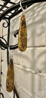 Jazzy Slick Brown Earrings