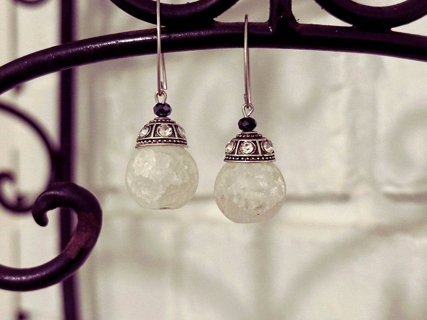 Glass Ball Earrings