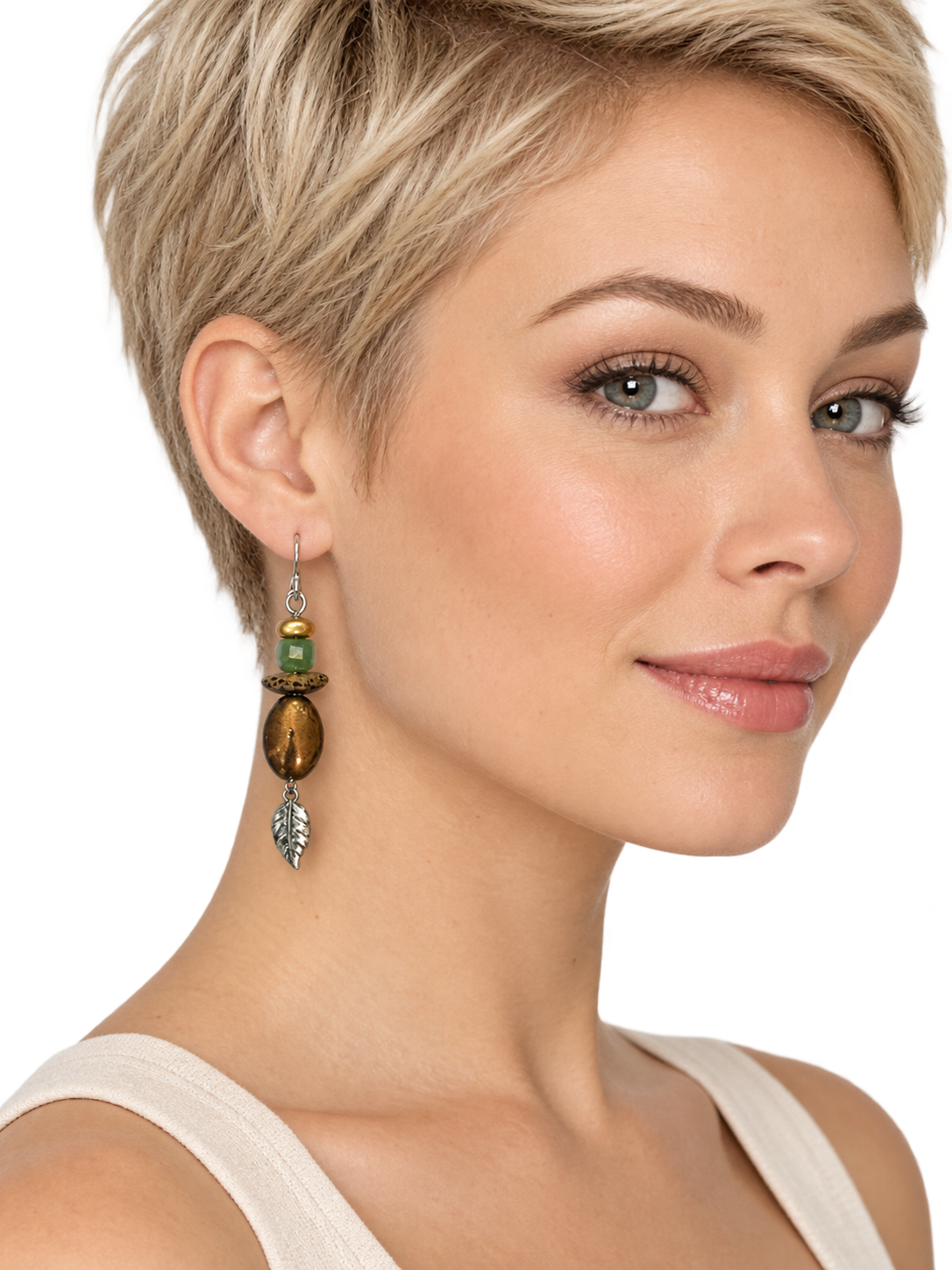 Bronze Drop Earrings