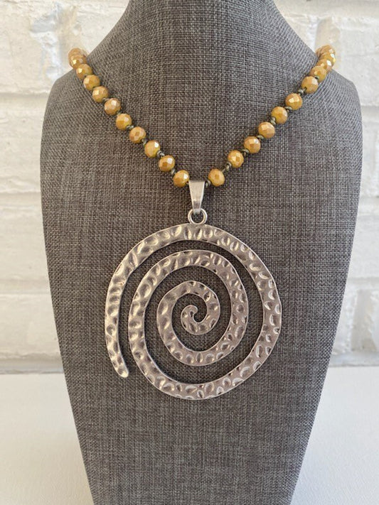 Swirl Pendant Necklace