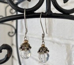 Elegant Crystal Drop Earrings