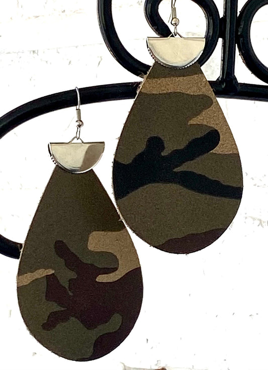 Camouflaged Earrings